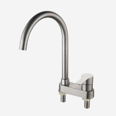 304不锈钢冷热抽拉水龙头